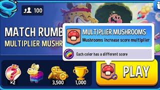 mushrooms rainbow rumble match | match masters rumble match