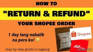 PANO MAG RETURN AND REFUND SA SHOPEE/ HOW TO RETURN AND REFUND MY MONEY IN SHOPEE