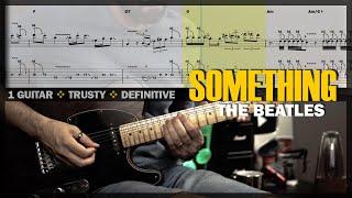 Something | Guitar Cover Tab | Guitar Solo Lesson | Backing Track with Vocals  THE BEATLES