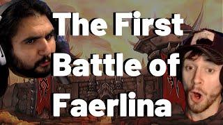 The First Battle of Faerlina - ft. EsfandTV, StaysafeTV, Asmongold, Cdew, Venruki, and more!