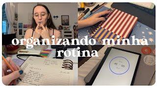 organizando minha rotina *trabalho, leituras & mais*