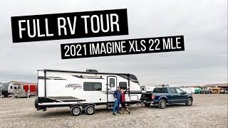 From RPod to Grand Design RV! Meet our 2021 Imagine XLS 22MLE Travel Trailer