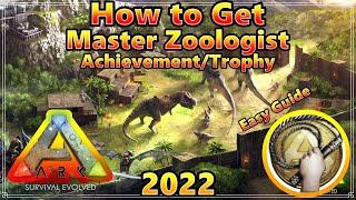 Ark Survival How to Get Master Zoologist, Achievement/Trophy on the Island Easy 2022