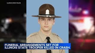 Funeral plans announced for Illinois state trooper hit, killed on I-55 in SW suburbs