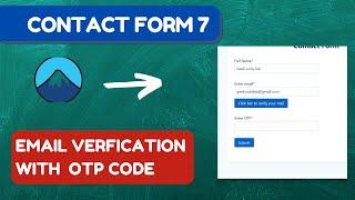How To Submit Contact Form 7 Email Verification With Otp In 2023