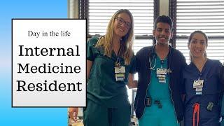 Day in the Life of an INTERNAL MEDICINE Resident in the US | Intern Year Vlog