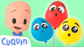 Learn colors with Cuquín and his Baby Balloons   Educational videos for children