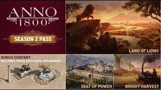 ANNO 1800 SEASON PASS 2 ANNOUNCED || What's New 2020 | Content DLCs | Overview | Africa & Palace