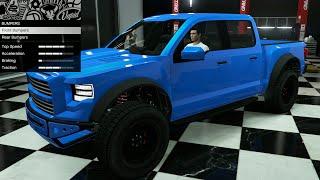 GTA 5 - Past DLC Vehicle Customization - Vapid Caracara 4x4 (Ford Raptor)