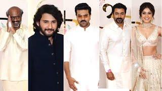 Celebs Visuals @ Anant Ambani Radhika Merchant Wedding | Rajinikanth | Mahesh Babu | Ram Charan