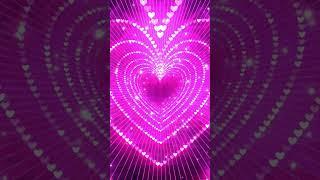 Neon HeartBackdrop Tunnel  Pink Neon Background  #shorts