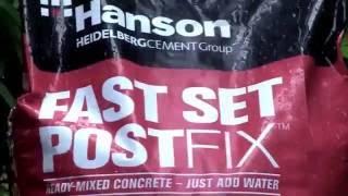 Hanson Fast Set Postfix - How to use