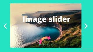 Image Slider html and css  With Auto play & Manual Navigation Button | owl carousel