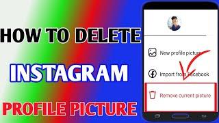 How To Delete Instagram Profile Picture // Instagram Profile Picture Remove