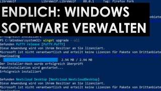 Endlich: Microsoft WinGet ermöglicht automatische Software Updates und Installationen