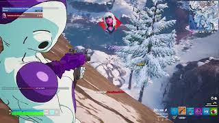 FRIEZA GAMEPLAY IN FORTNITE X DRAGON BALL Z!! #EpicPartner