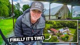 CAN’T BELIEVE she’s FINALLY DONE IT! Irish cottage renovation gets a whole lot easier!