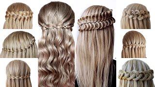 8 WATERFALL BRAIDS | Easy STEP by STEP | HOW TO BRAID FOR BEGINNERS!  by Another Braid