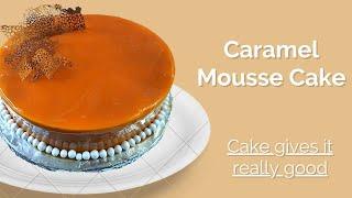 How to make Caramel Mousse Cake | Mousse Cake | Chef Din Mohammed