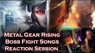 Old Composer Reacts to Metal Gear BOSS FIGHT SONGS Video Games OST Reaction Session from Twitch