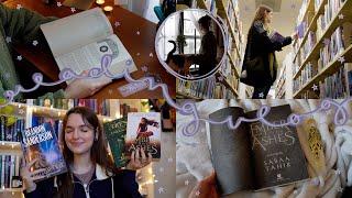 READING VLOG | so many good books, lots of book mail + a library visit