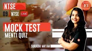 NTSE Mock Test |  Menti Quiz | NTSE SAT - 9 | NTSE Preparation Class 10 | NTSE 2020 | Vedantu