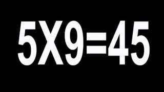 Multiplication Drills 5 TABLE INORDER FORWARD THEN REVERSE