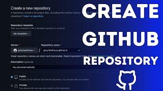 How To Create A GitHub Repository (2024)