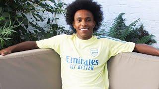 Willian on Martinelli and what David Luiz said to him before signing