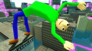 Baldi's Basics Ragdoll Jumps & Falls (GMOD) Episode 96