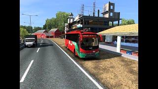 GMT MAP BD .EURO TRUCK SUMULATOR 2 .FOREST ROAD GAMPLAY