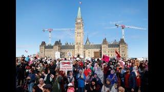 Thousands Gather For Ottawa Protest