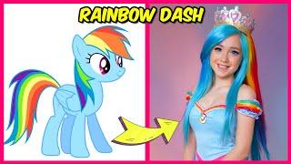 My Little Pony Characters as Humans & their favorite Drinks! (and favorite things) | Rainbow Dash