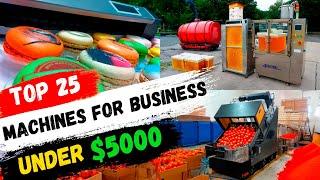 Business Machines You Can Buy Online To Make Money! 25 best business ideas 2024 mini manufacturing