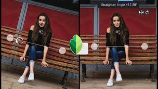How to straighten photo in snapseed  | how to rotate and flip images in snapseed