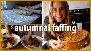 Autumn faffing! Baking, cooking, crafting, shopping 