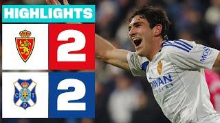 REAL ZARAGOZA 2 - 2 CD TENERIFE I HIGHLIGHTS LALIGA HYPERMOTION