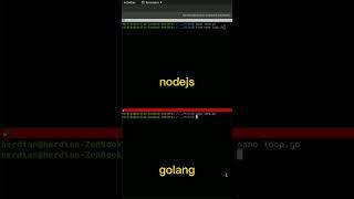 NodeJS vs Golang. Simple Comparison.