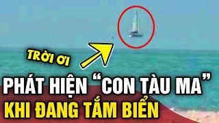 Phát hiện 'CON TÀU MA' bay lơ lửng trên không khi đang 'CHƠI TRÊN BÃI BIỂN' | Tin 3 Phút