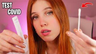 ASMR TEST COVID REAL en 1 MINUTO ‍️