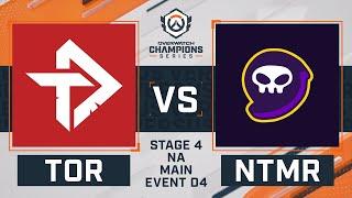 OWCS NA Stage 4 - Main Event Day 4 | Toronto Defiant v NTMR