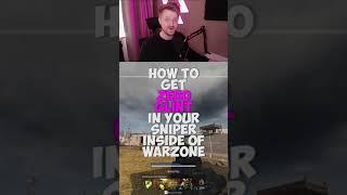 How To Get NO GLINT On Your Sniper Scopes In Warzone