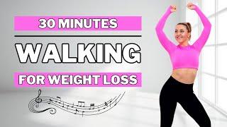 30 Min STEADY STATE DANCE WALKING for WEIGHT LOSSNO JUMPINGExercise to the Beat