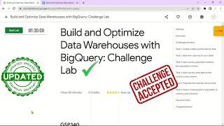 Build and Optimize Data Warehouses with BigQuery Challenge Lab || GSP340 || Solution