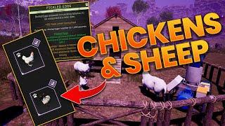 ICARUS Laika Update  Early Look - Sheep & Chickens
