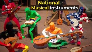 National and famous Musical Instrument by Countries | if countries were humans