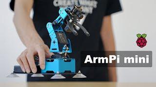 Hiwonder ArmPi mini 4DOF Vision Robotic Arm Powered by Raspberry Pi Support Python for Beginners