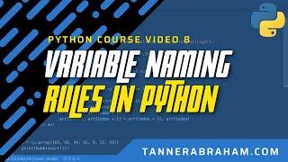 Variable Naming Rules in Python