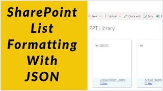 Format SharePoint List Views Using Custom JSON