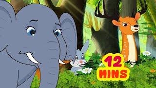 Smart Elephant Katha | Telugu Stories for Children | Infobells